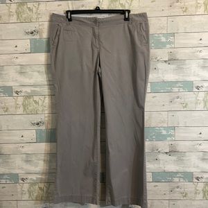 Size 18 LOFT grey khaki trouser bootcut
